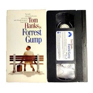 Forrest Gump VHS Drama Romance Tom Hanks Sally Fields 1995 PG 13